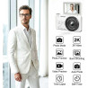 Appareil Photo numérique 4K 64MP Autofocus Pliable 3,0 Pouces 180° Rechargeable Portable pour Photos&Vlogs & 20 Filtres 2000mAh 
