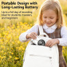 Appareil Photo numérique 4K 64MP Autofocus Pliable 3,0 Pouces 180° Rechargeable Portable pour Photos&Vlogs & 20 Filtres 2000mAh 