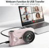 Appareil Photo numérique 4K 64MP Autofocus Pliable 3,0 Pouces 180° Rechargeable Portable pour Photos&Vlogs & 20 Filtres 2000mAh 