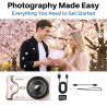 Appareil Photo numérique 4K 64MP Autofocus Pliable 3,0 Pouces 180° Rechargeable Portable pour Photos&Vlogs & 20 Filtres 2000mAh 