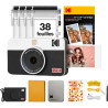 Kodak mini shot 2 retro appareil photo instantané numérique & imprimante photo 2-en-1 5,3 x 8,6 cm, 38 feuilles, caméra portable