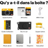 Kodak mini shot 2 retro appareil photo instantané numérique & imprimante photo 2-en-1 5,3 x 8,6 cm, 38 feuilles, caméra portable