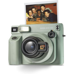 instax Wide 400 Appareil Photo instantané analogique, Flash électronique intégré, Format Wide idéal pour Les Photos de Groupe, B
