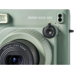 instax Wide 400 Appareil Photo instantané analogique, Flash électronique intégré, Format Wide idéal pour Les Photos de Groupe, B