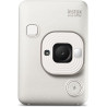 instax Appareil Photo instantané Hybride Mini LiPlay Blanc Vaporeux avec écran LCD arrière de 2,7 Pouces, Emplacement pour Carte