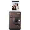 instax Appareil Photo Hybride Mini LiPlay Bronze Profond avec écran LCD arrière de 2,7 Pouces, Emplacement pour Carte Micro SD, 