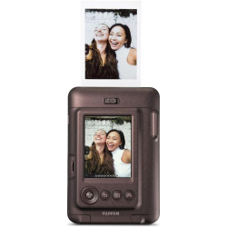 instax Appareil Photo Hybride Mini LiPlay Bronze Profond avec écran LCD arrière de 2,7 Pouces, Emplacement pour Carte Micro SD, 