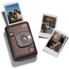 instax Appareil Photo Hybride Mini LiPlay Bronze Profond avec écran LCD arrière de 2,7 Pouces, Emplacement pour Carte Micro SD, 