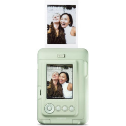 instax Appareil Photo instantané Hybrid Mini LiPlay Vert Matcha avec écran LCD arrière de 2,7 Pouces, Emplacement pour Carte Mic