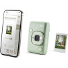 instax Appareil Photo instantané Hybrid Mini LiPlay Vert Matcha avec écran LCD arrière de 2,7 Pouces, Emplacement pour Carte Mic