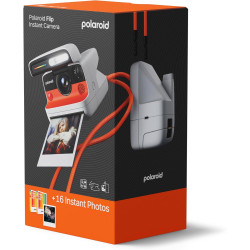 Polaroid Flip - Pack Appareil Photo instantané Blanc + Film Couleur (16 Photos)