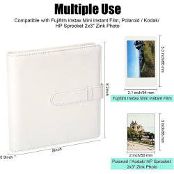 Album photo 256 pochettes pour Fujifilm Instax Mini LiPlay 11 90 70 50S 26 25 9 8+ 8 7S Appareil photo instantané/Mini Link SP-1