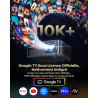 Vidéoprojecteur 4k memc【2200 ansi/google tv 14.0/dolby 40w】 auto focus/keystone wimius vidéoprojecteur de jour 4k, contrôle voca