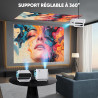 Videoprojecteur intelligent applications intégrées rétroprojecteur 1080p natif supporte 4k wifi 6 bleutooth 5.2 240 ansi correct