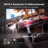 Vidéoprojecteur 4k【netflix ready/dolby】 auto focus/keystone 30000 lumens projecteur portable 4k courte focale, rotatif 360° rétr