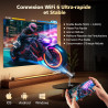 Vidéoprojecteur 4k vgke auto focus/keystone mini projecteur portable, wifi6 bleutooth full hd retroprojecteur, vidéo projecteur 