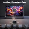 Videoprojecteur 4k【app intégrée/auto focus/keystone】 1080p fhd projecteur video 1500 luminosité, avec hdmi earc, wifi6, bleutoot