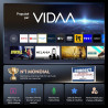 Toptro vidéoprojecteur 4k【vidaa os n°1: ultra-rapide| 1400 ansi |dolby 36w】 projecteur video home cinéma courte focale 1,0:1, au