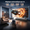 Toptro vidéoprojecteur 4k【vidaa os n°1: ultra-rapide| 1400 ansi |dolby 36w】 projecteur video home cinéma courte focale 1,0:1, au
