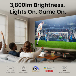 Projecteur Home cinéma BenQ TH575i 1080p, 3800 lumens, dongle Google TV Inclus, Latence 16,7 ms pour Le Gaming, Correction trapé