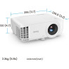 Projecteur Home cinéma BenQ TH575i 1080p, 3800 lumens, dongle Google TV Inclus, Latence 16,7 ms pour Le Gaming, Correction trapé