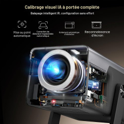 [native 1080p/2000 ansi/calibration visuelle ia] intelligent vidéoprojecteur x7 smart projecteur avec android 14,4k supportée, i