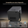 [native 1080p/2000 ansi/calibration visuelle ia] intelligent vidéoprojecteur x7 smart projecteur avec android 14,4k supportée, i