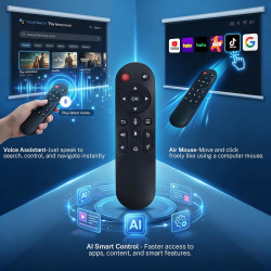 [native 1080p/2000 ansi/calibration visuelle ia] intelligent vidéoprojecteur x7 smart projecteur avec android 14,4k supportée, i