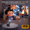 Alwtniet Videoprojecteur 4K, 1080P Mini Projecteur Video Android WiFi 6 BT 5.4, Mise au Point Automatique Correction Trapézoïdal