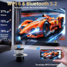 Videoprojecteur【1500 ansi/google tv/netflix officiel】 projecteur 4k supporté auto focus, google play contrôle vocal, projector w