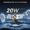 Videoprojecteur【1500 ansi/google tv/netflix officiel】 projecteur 4k supporté auto focus, google play contrôle vocal, projector w