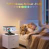 Videoprojecteur【1500 ansi/google tv/netflix officiel】 projecteur 4k supporté auto focus, google play contrôle vocal, projector w