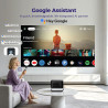 Vidéoprojecteur‌ [Google TV 50000+ Apps & Soutien 4K 8K 1080p Native Rés & Correction d'Écran Automatique] 700 ANSI HDR10+, Duau