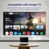 Vidéoprojecteur‌ [Google TV 50000+ Apps & Soutien 4K 8K 1080p Native Rés & Correction d'Écran Automatique] 700 ANSI HDR10+, Duau