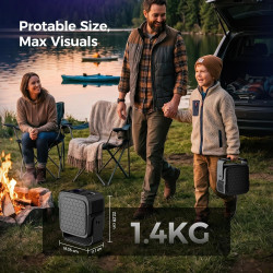 Vidéoprojecteur‌ [Google TV 50000+ Apps & Soutien 4K 8K 1080p Native Rés & Correction d'Écran Automatique] 700 ANSI HDR10+, Duau