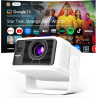 Vidéoprojecteur‌ [Google TV 50000+ Apps & Soutien 4K 8K 1080p Native Rés & Correction d'Écran Automatique] 700 ANSI HDR10+, Duau