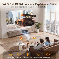 【mise au point automatique 】 videoprojecteur 4k magcubic hy320pro -projecteur video natif 1080p, 400 ansi, contraste 10000:1, wi