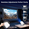 [apps intégrées] mini videoprojecteur 4k full hd 1080p, videoprojecteur portable avec wifi 6 et bleutooth 5.4,retroprojecteur av