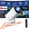 [apps intégrées] mini videoprojecteur 4k full hd 1080p, videoprojecteur portable avec wifi 6 et bleutooth 5.4,retroprojecteur av