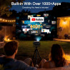 Videoprojecteur 4k【app intégrées/auto focus/rotation 180°】 30000lux projecteur video avec native 1080p, wifi6 et bleutooth 5.4,k
