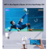Vidéoprojecteur, Apps Intégrées & 2026 Coupe du Monde Rétroprojecteur, WiFi Mini Projecteur Android Supporte 4K 1080P Auto Keyst