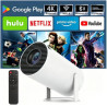 Mini Videoprojecteur avec WiFi 6 & BT 5.0, Portable Projecteur 4K 1080P Supporte, Rotación de 180°, Home & Outdoor Theater, Comp
