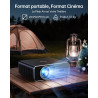 Videoprojecteur 4k home cinema, 1000 ansi portable projecteur video compatible netflix, audio dolby 20w, toptro fhd 1080p hdr10 
