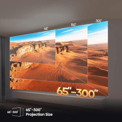 Hisense c3 projecteur triple laser 4k uhd – 2500 lumens, imax enhanced, son jbl 20w, image de 65 à 300 pouces, dolby vision, hdr