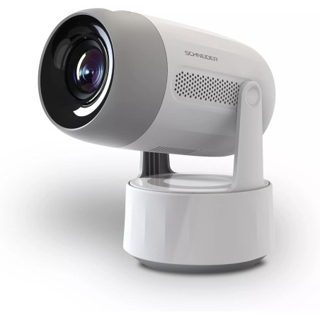 Schneider vp300 vidéoprojecteur led full hd blanc, projection jusqu'à 398 cm (150 pouces), 5800 lumens/180 ansi, 1920x1080, bleu