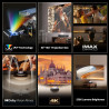 Hisense PT1SE - Vidéo-Projecteur Laser 4K Trichroma, Ultra Courte Focale (80" à 150"), 2300 Lumens ANSI, Dolby Vision & Atmos, S