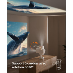 Vidéoprojecteur portable yaber t1 pro2 1080p fhd et hdr, vidéoprojecteur wifi bleutooth avec dolby audio, ajustement automatique