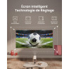 Vidéoprojecteur portable yaber t1 pro2 1080p fhd et hdr, vidéoprojecteur wifi bleutooth avec dolby audio, ajustement automatique