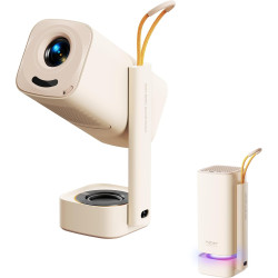 Mini Vidéoprojecteur【Application Intégrée/Dolby Audio/Turbosonic】 Yaber T1 Pro 1080P FHD et HDR10, Vidéoprojecteur Portable Poin