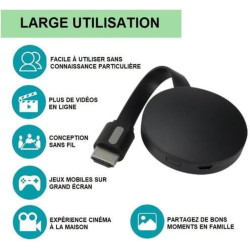 Flash Ventes Stick TV Multimédia, Dongle HDMI sans Fil pour TV, Adaptateur D'affichage sans Fil 1080P, Compatible avec Les Smart